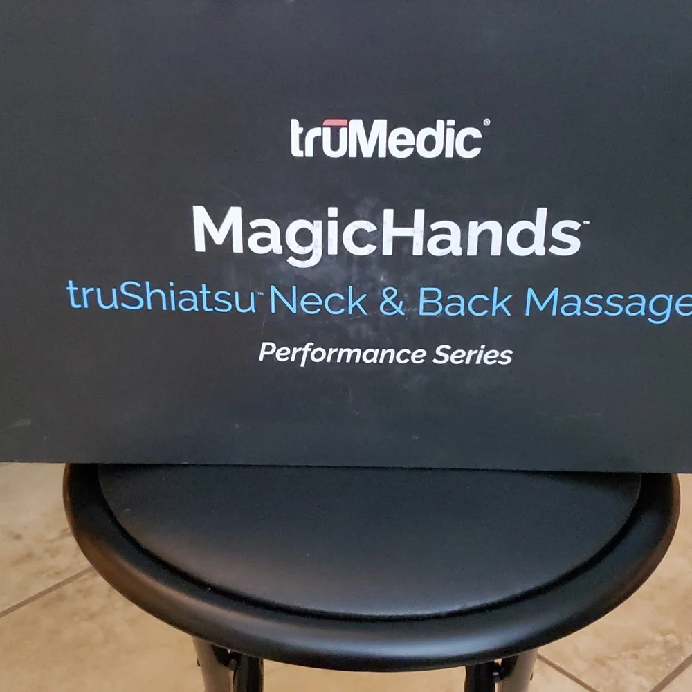 NEW TruMedic Magic Hands truShiatsu Neck & Back Massager Performance Series - Picture 9 of 9